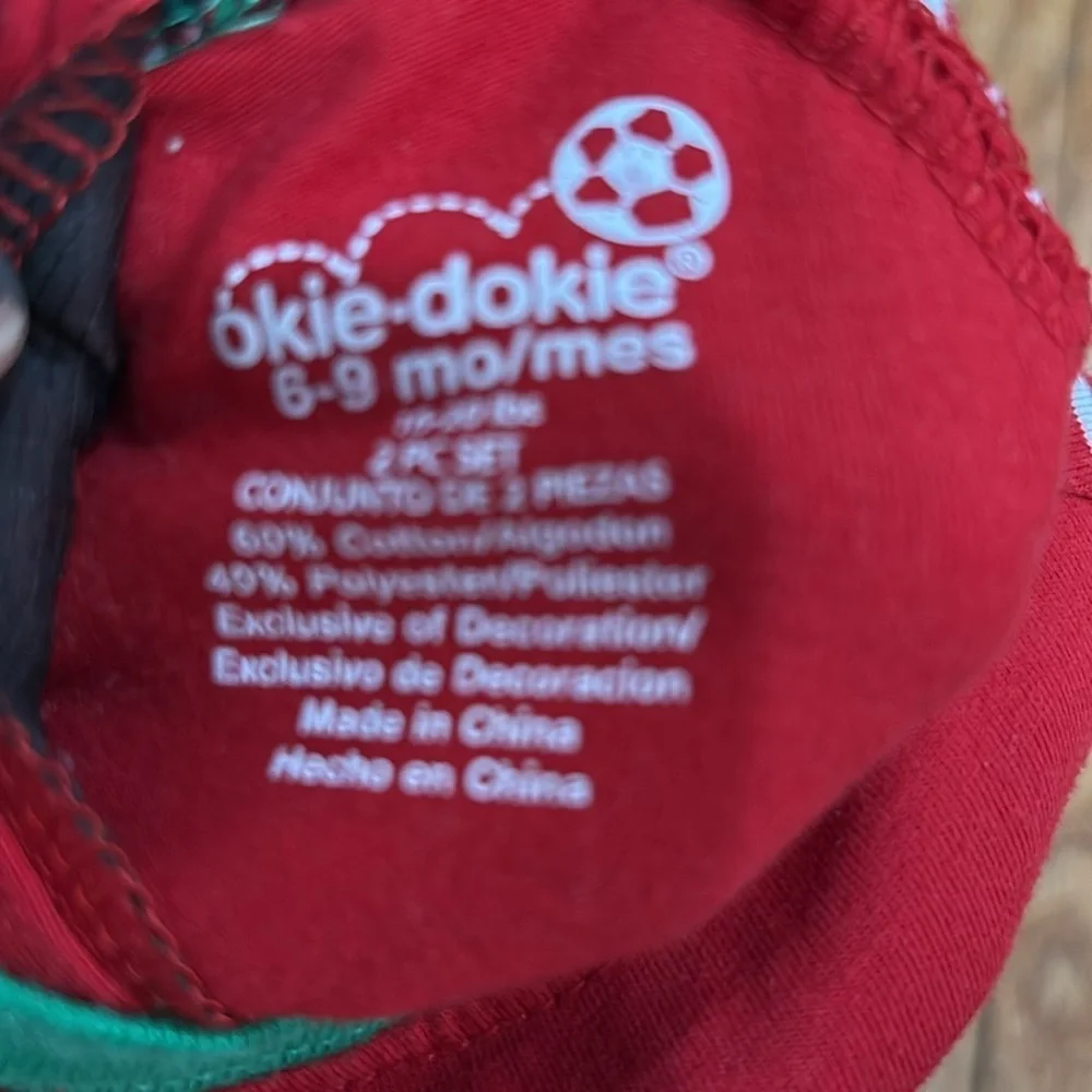 6-9 months “My First Christmas first Christmas” outfit- pants and long sleeve